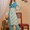 Beautifully Embroidery Straight Kurta with Bottom