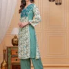 Beautifully Embroidery Straight Kurta with Bottom