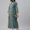 Women Printed Sequinned Cotton Angrakha Kurta Women Printed Sequinned Cotton Angrakha Kurta