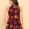 Women Halter Neck Printed Tunic Women Halter Neck Printed Tunic