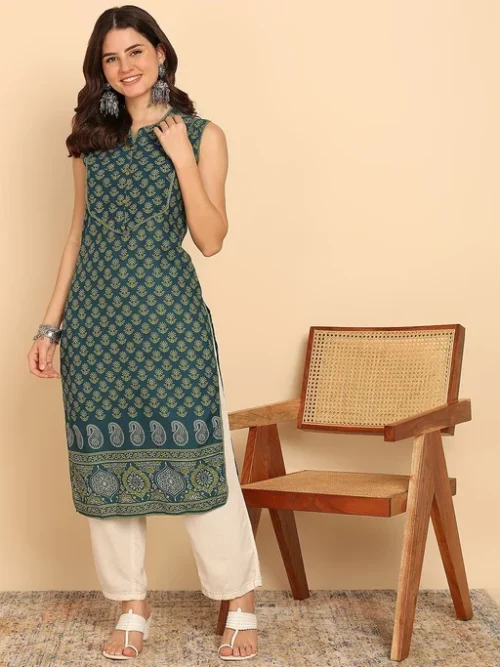 Women Ethnic Motifs Printed Kurta Women Ethnic Motifs Printed Kurta