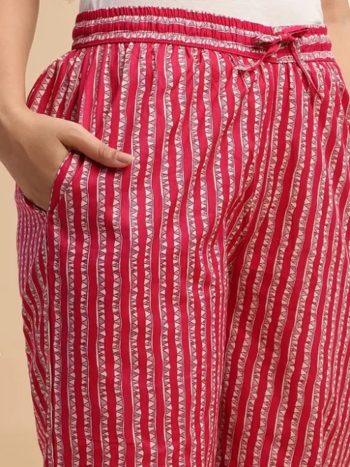 Women Floral Printed Thread Work Pure Cotton Kurta with Palazzos & With Dupatta Women Floral Printed Thread Work Pure Cotton Kurta with Palazzos & With Dupatta