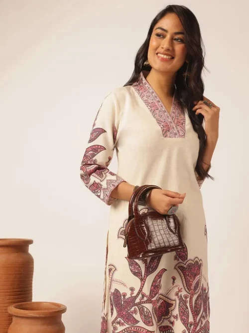 Printed V Neck Tunic With Palazzos Co-Ords Printed V Neck Tunic With Palazzos Co-Ords
