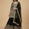 Beautiful Embroidery Work Kurta with Heavy Sharara and Dupatta