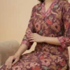 Multi-Color Single Cotton Kurta - Multi-Color Single Cotton Kurta - Kottons Multi-Color Single Cotton Kurta