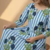 Pure Cotton Multi-Color Printed Kurta With Pant