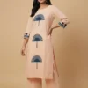 Premium Straight Geometric Printed Kurta With Plazzo