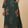 Elegant Straight Cotton Stitched Kurta With Palazzo - Elegant Straight Cotton Stitched Kurta With Palazzo - Kottons Elegant Straight Cotton Stitched Kurta With Palazzo