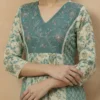 Beautifully Embroidery Straight Kurta with Bottom