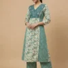 Beautifully Embroidery Straight Kurta with Bottom
