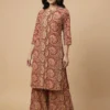 Pure Cotton Printed Kurta With Plazzo