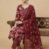 Stunning Red Color Beautifully Floral Printed Jaipuri Kurta with Pant and Dupatta - Red Color Beautifully Floral Printed Jaipuri Kurta with Pant and Dupatta - Kottons Stunning Red Color Beautifully Floral Printed Jaipuri Kurta with Pant and Dupatta