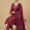 Breezy Pink Color Beautifully Printed Jaipuri Kurta with Pant and Dupatta