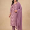 Real Mirror and Beads Work Kurta with Dupatta and Pant